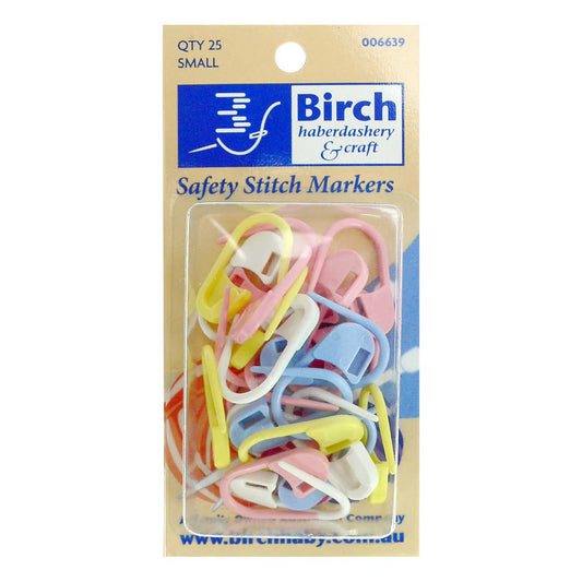 Birch Safety Stitch Markers - Small