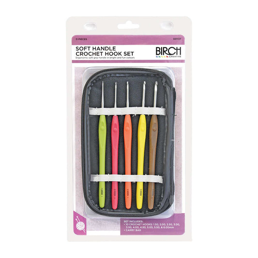 CROCHET HOOK WITH SOFT HANDLE SET