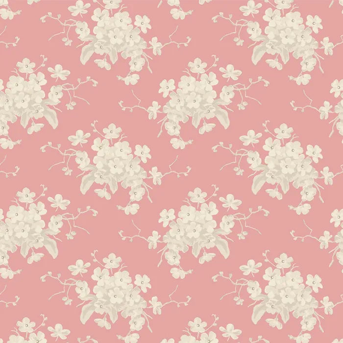 TILDA - SUNDAY BRUNCH - WHITE FLOWER - PINK