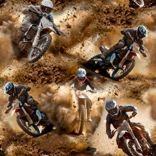 Throttle Thrills - Dirtbikes - Brown