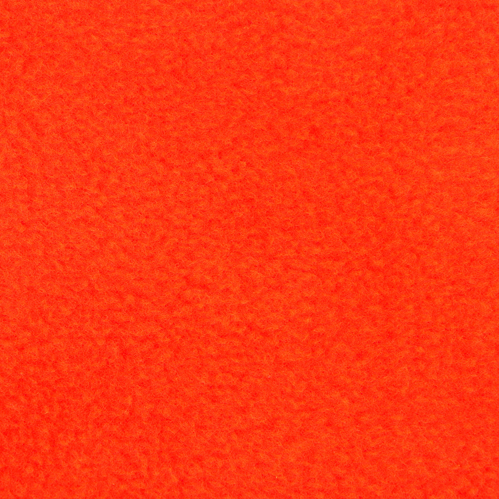 Polar Fleece Fabric 150cm Hi-vis Fluro Orange
