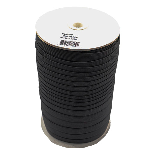 Sullivans 12mm Elastic - Black
