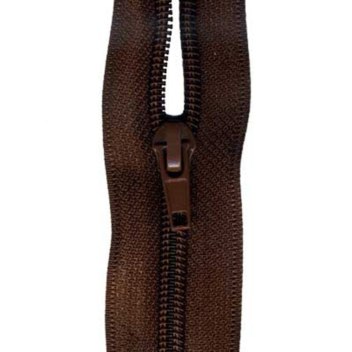 Zip Continuous 5mm Brown