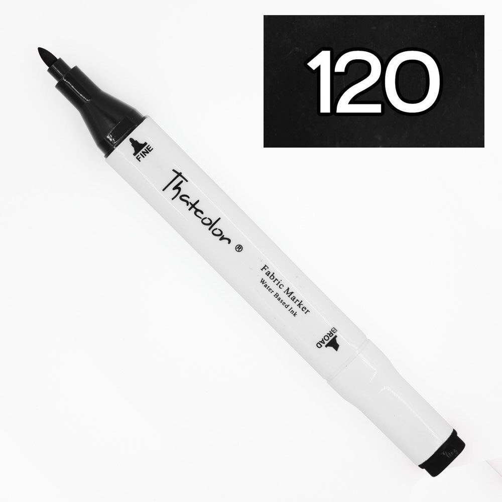 Thiscolor Fabric Twin Marker 120 Black
