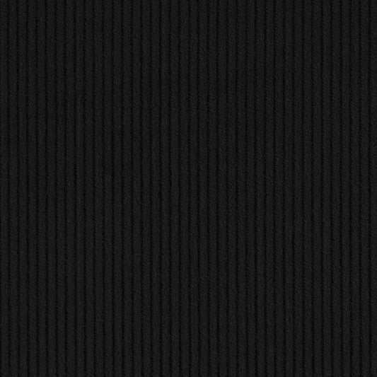 CORDUROY 21 WALE -  100% COTTON - 140cm - Black