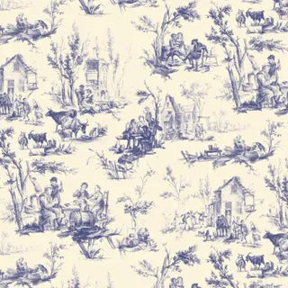 TOILE DE JOUY - Scenic - Blue