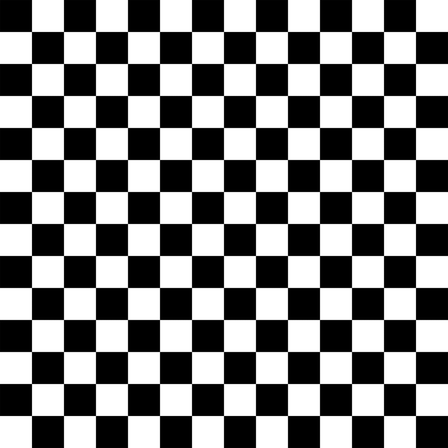 Hot Rods - Checkered Black and White