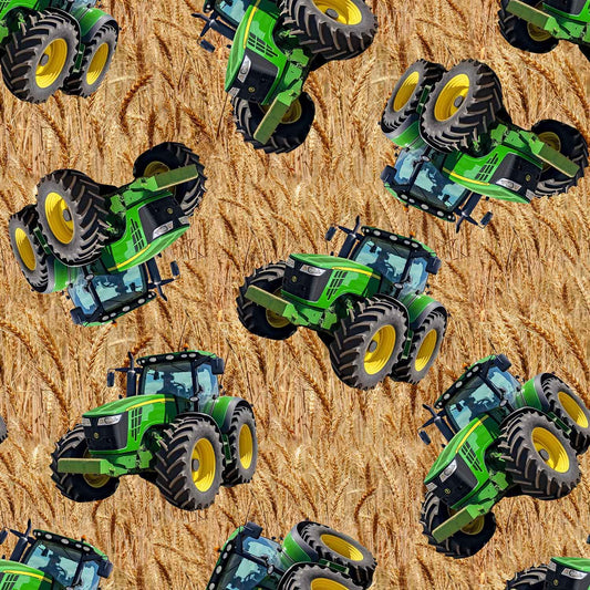 Farmers Paradise - Green - Tractors/Wheat