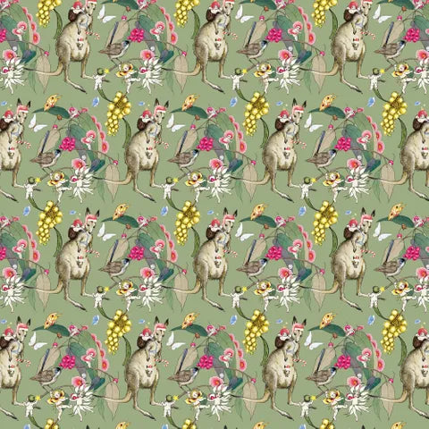 MAY GIBBS - XMAS - Advent Co-ordinate - Green