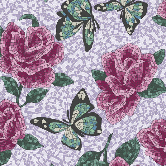 MOSAIC TILE - ROSE