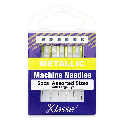 Machine Needle Metallic Mix 80/90