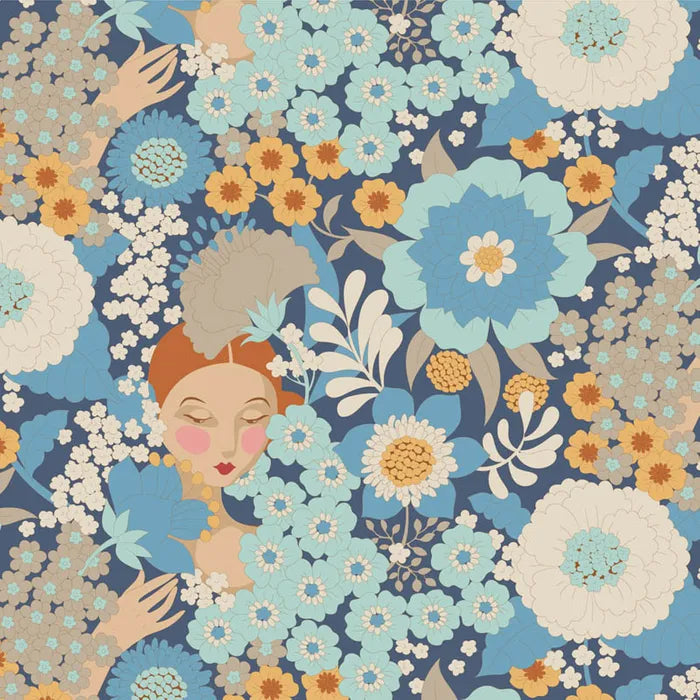 TILDA - WALLFLOWER - BLUE