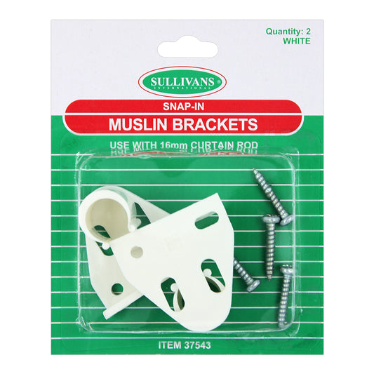 Muslin Bracket - White - 2pcs