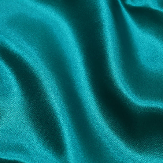 Party Satin Fabric - 150cm - Teal