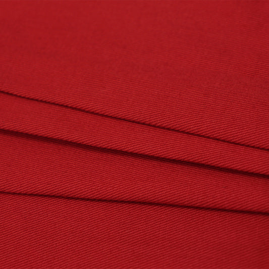 Chino Drill Fabric - 112cm - Red