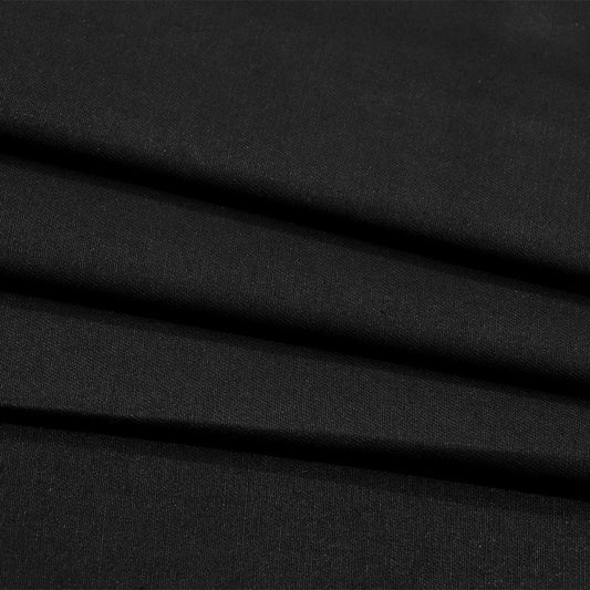 Chino Drill Fabric - 112cm - Black