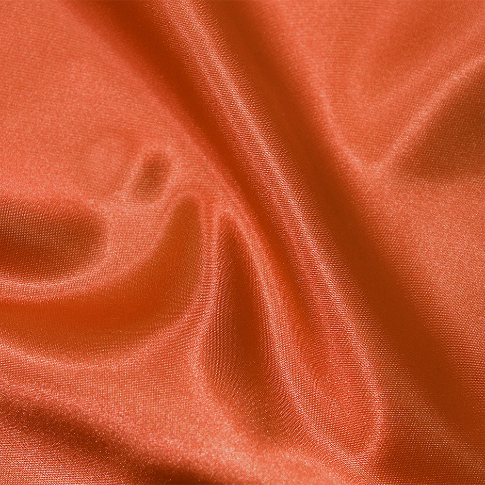 Party Satin Fabric - 150cm - Orange