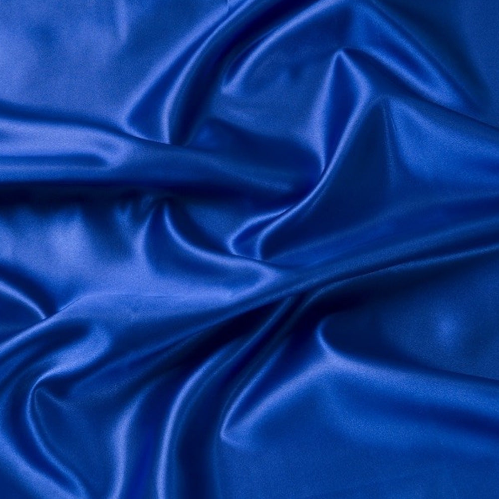 Party Satin Fabric - 150cm - Royal