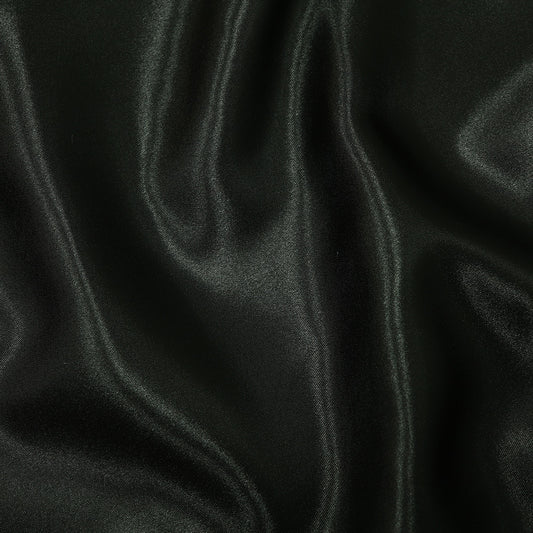 Party Satin Fabric - 150cm - Black