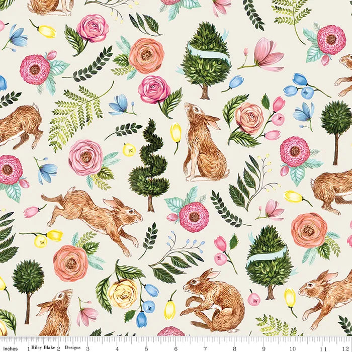 Sweet Spring - Ivory - Bunny