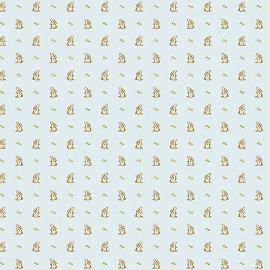 Rabbit - Blue - Conversational Print