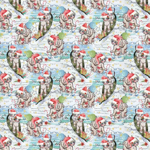 MAY GIBBS - XMAS - SURF'S UP