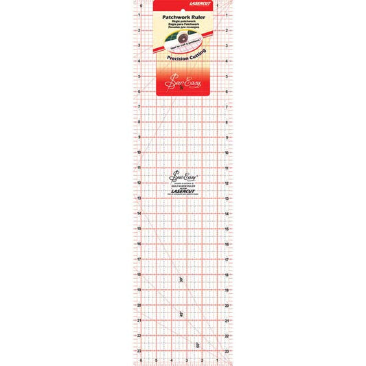 Quilters Ruler, 24 X 6.5 Inch