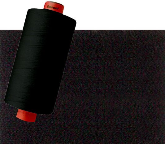 Rasant - Polyester Cotton 1000M Thread No.120, 4000 Black